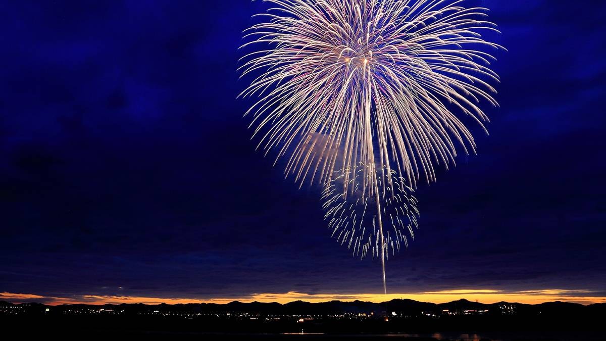 Watch Friday Night Dazzling Fireworks Display